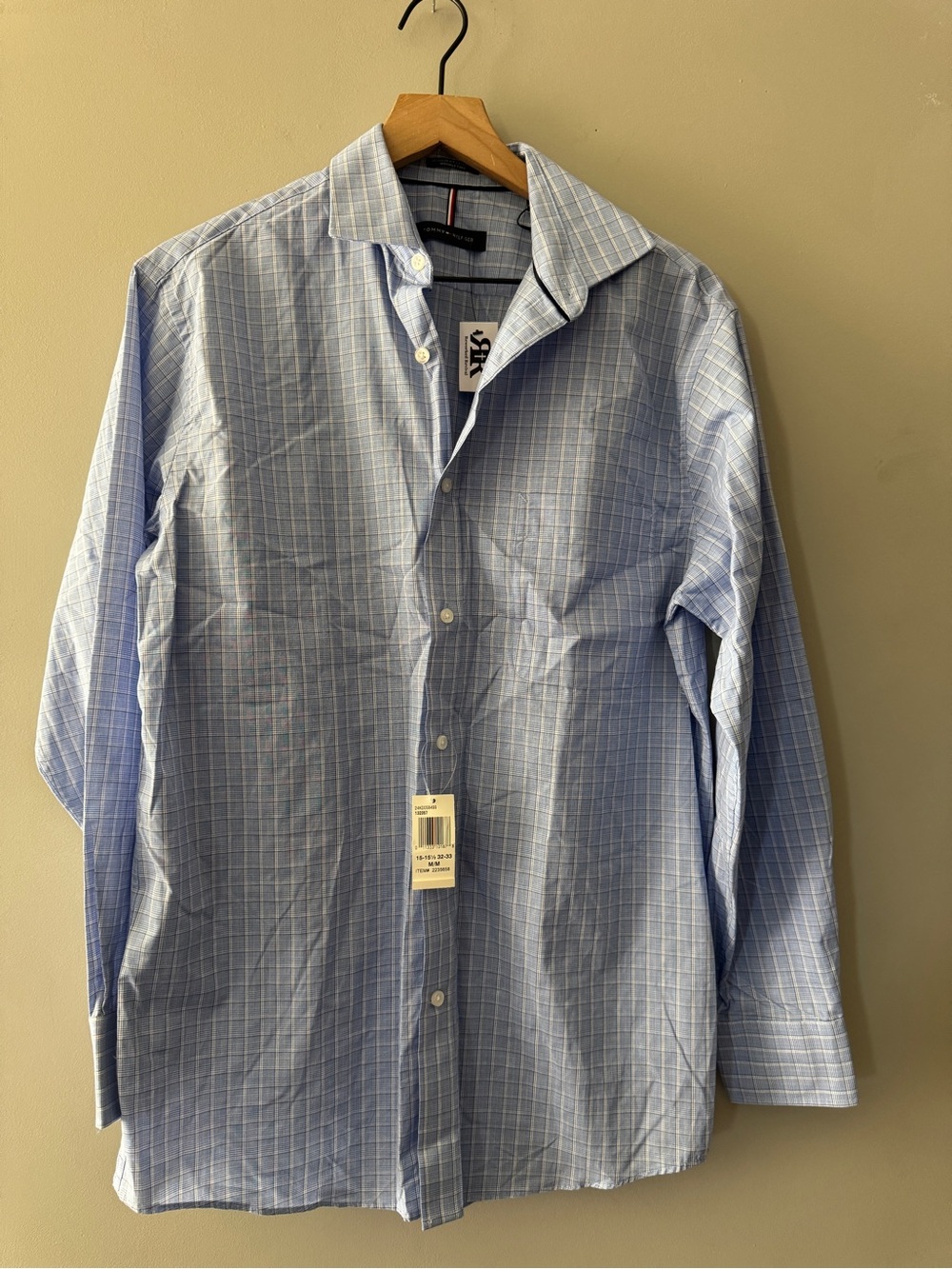 NWT | Tommy Hilfiger | plaid button down shirt | M